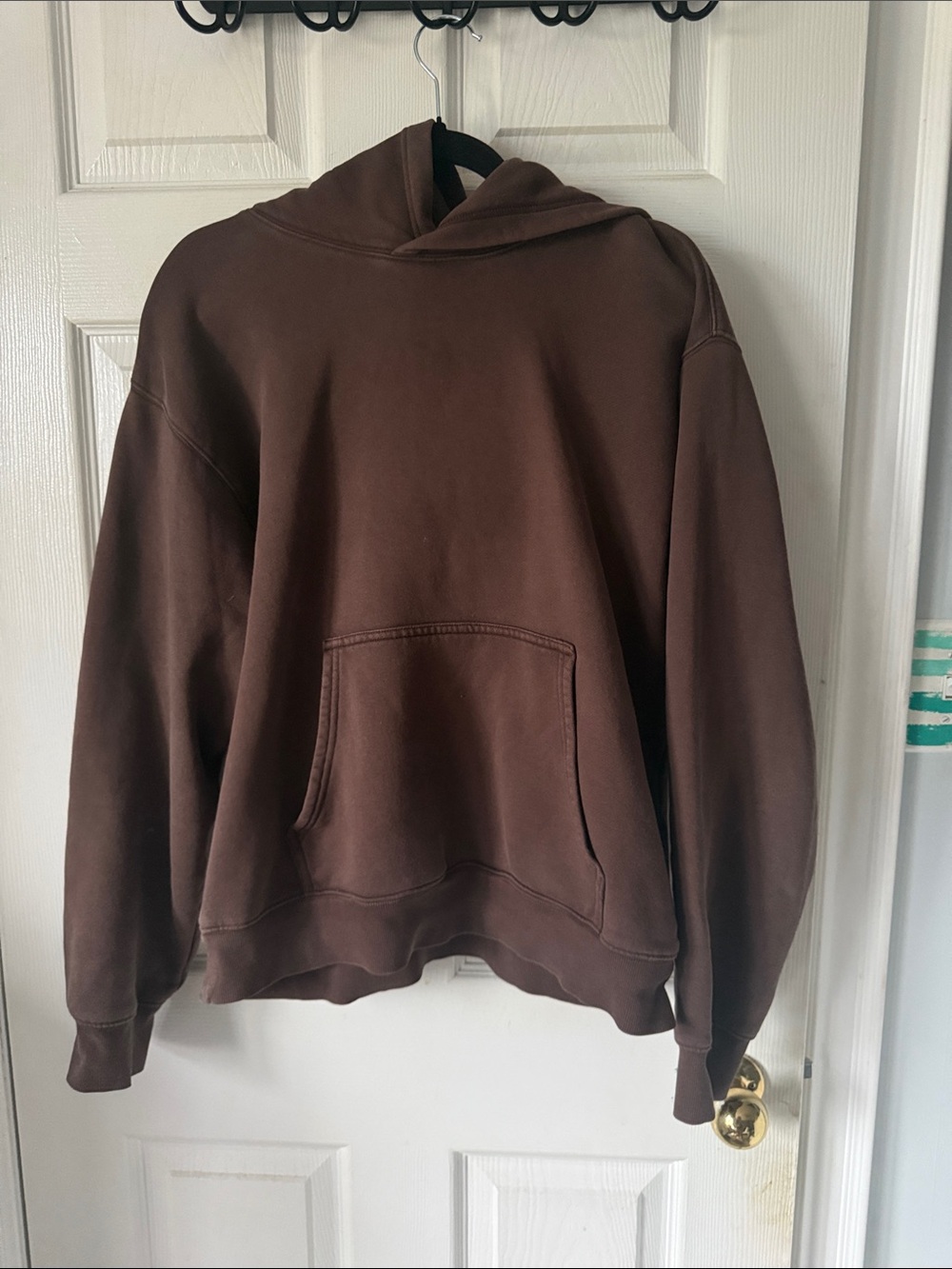 TNA Dark Brown Pullover Hoodie